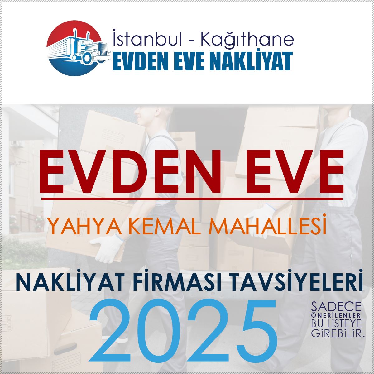 Yahya Kemal Evden Eve Nakliyat Firmaları